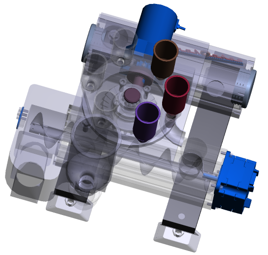 原料混合装置设备3D模型